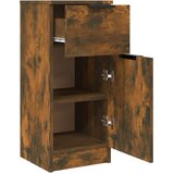  Komode 2 kom boja dimljenog hrasta 30x30x70cm konstruirano drvo | shoptok.hr