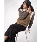 Only ONLZEN BONDED WAISTCOAT Smeđa Slike