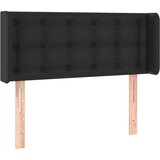  Uzglavlje crno 93x16x78/88 cm od umjetne kože | shoptok.hr