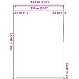  Roleta za tuš 160 x 240 cm s uzorkom morskih zvijezda | shoptok.hr