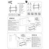  Zidni nosač GNC PSW698ST, 26"-55", 30kg, VESA 400x400, nagib, low profile 25mm | Eponuda.ba