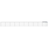  Kavez za kokoši s krovom antracit 1003x98x90 cm pocinčani čelik | Eponuda.com
