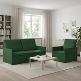 Set sofe 2 pcs Jungle zelena Kordura tekstil - Zelena boja džungle Jednostruka + Dvostruka (140 cm) | shoptok.hr