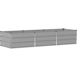  Cvetlično korito Svetlo siva 240 x 80 x 45 cm Jeklo, (5000207619) | Shoptok.si