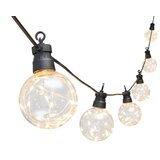 Home LPL 10 GLOBE Zložljiva svetilka za zabave Niz Micro LED Toplo bel globus Zunanja 5 m | Shoptok.si