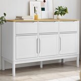  Komoda FLORO bijela 114 x 43 x 74 cm od masivne borovine | Eponuda.com