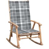  Stolica za ljuljanje od bambusa s jastukom | shoptok.hr
