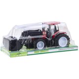  Poljoprivredni traktor za igru sa hvataljkom za drva i bale - crveni | Shoptok.si