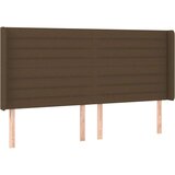  Krevet box spring s madracem LED tamnosmeđi 160x200 cm tkanina | shoptok.hr
