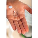 Fenzy prstan z okrasnim biserom, srebrne barve | Shoptok.si