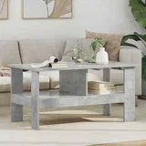 Stolić za kavu Betonski sivi 90 x 50 x 45 cm Konstruirano drvo