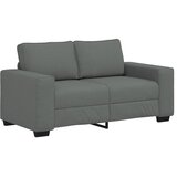  Dvodijelni set sofa s jastucima, tamno siva tkanina | Shoptok.si