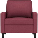  Fotelj vinsko rdeč 60 cm blago, (20910047) | Shoptok.si