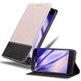 Cadorabo Case, združljiv s Samsungom v rose Gold Black - zaščitni pokrov z magnetnim zapiranjem, stoječo funkcijo in režo za kartico, (20590532) Cene