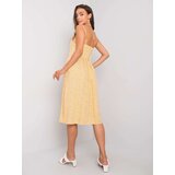 RUE PARIS Dress-RO-SK-8009-1.87P-Yellow | shoptok.hr