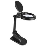  LED Stona lampa sa lupom LED/6W/230V 6500K crna u