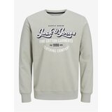 Jack & Jones Light gray men's sweatshirt Andy - Men