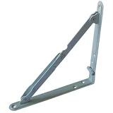 Zložljiva konzola (300 x 300 x 29 mm, Nosilnost: 70 kg, Bele barve)