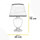 Lesnina XXXL NAMIZNA SVETILKA 45/45/75 cm | Shoptok.si