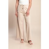 Fenzy Dolge Bombažne Hlače, Bež | Shoptok.si