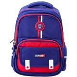 Školski ruksak s remenom za prsa, tamnoplavi, crveni, 20 l, 38 cm Cijene
