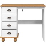 Radni stol ASKIM Bijelo 95 x 40 x 75 cm Čvrsto borovo drvo | shoptok.hr