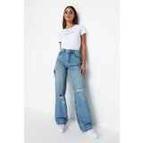 Trendyol Jeans - Blue - Wide leg Cijene