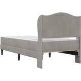  Krevetna konstrukcija 2 pcs Svjetlosiva 90 x 190 cm Baršun | shoptok.hr