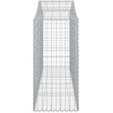  Lučne gabionske košare 8 kom 200x50x120/140cm pocinčano željezo | shoptok.hr