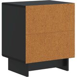  Noćni ormar Crna 43 x 34,5 x 50 cm Konstruirano drvo | shoptok.hr