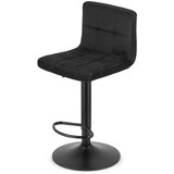  PROT okretni tabure - crni baršun / crna baza | shoptok.hr