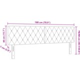  LED uzglavlje s kristalnim gumbom tufterice Tamno plavo 90 cm baršun | shoptok.hr
