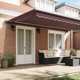 Tenda na ručno uvlačenje smeđa 500 x 300 cm | Eponuda.com
