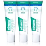 Elmex Sensitive Whitening zobna pasta za naravno bele zobe 3x75 ml Cene