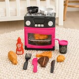  Spielküche mit Backofen, Lebensmitteln, Lichtern, Geräuschen, Rosa | Shoptok.si