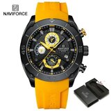 Naviforce nf8038 muški ručni sat kvarcni mehanizam žuti ( NF8038 žuti ) Cene