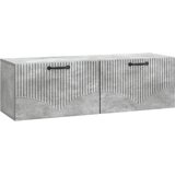vidaXL TV ormar za zid Betonska siva 98 x 31 x 30 cm Konstruirano drvo - Betonska siva 98 x 31 cm | shoptok.hr
