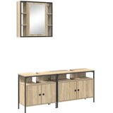  Set namještaja za kupaonicu 3 kom. Smeđa 80 x 30 x 60 cm | shoptok.hr