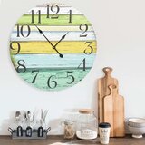 vidaXL 325185 Wall Clock Multicolour 60 cm MDF Cijene