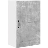 vidaXL Stenska kuhinjska omarica z vrati Betonsko siva 50 x 31 x 80 cm | Shoptok.si