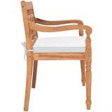 BATAVIA klupa s jastucima 120 cm tikovina | shoptok.hr