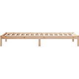  Dugi okvir kreveta bez madraca 100 x 220 cm masivna borovina | shoptok.hr