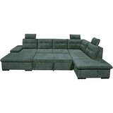 Livetastic SEDEŽNA GARNITURA, tkanina temno zelena | Shoptok.si