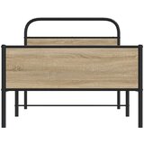  Okvir kreveta bez madraca boja hrasta sonome 107x203 cm drveni | shoptok.hr