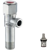 INF Hot and Cold Angle Valve with Ceramic Cartridge, G1/2 Threaded Red, (5000158186) Cene