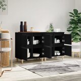 Komode 2 kom crne 60x35x70 cm od konstruiranog drva | Eponuda.ba