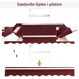 Montelux solara 250x200cm bordo tenda | Eponuda.com