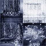  Božićna LED zavjesa 300 LED hladno bijela | shoptok.hr