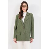 Trend Alacati Stili Ženska jakna Alc-X14776, Zelena Cene