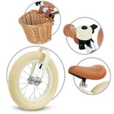 Kidwell Classy dječji bicikl bez pedala s košaricom, krem | shoptok.hr